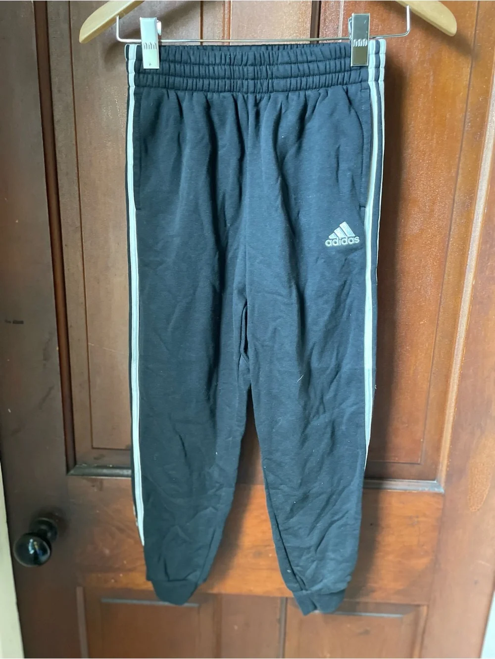 adidas boys medium 10-12 black sweatpants